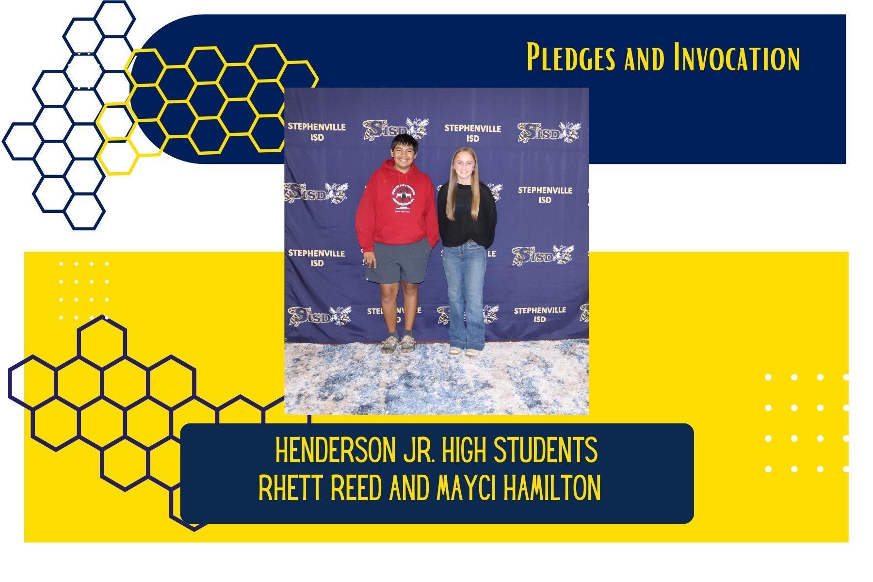 students from Henderson Jr High